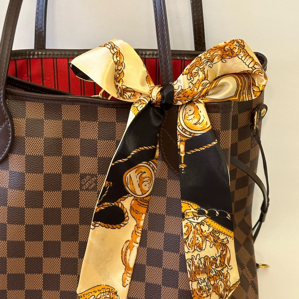 2pc black and gold Twilly